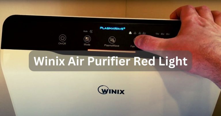 Winix Air Purifier Red Light